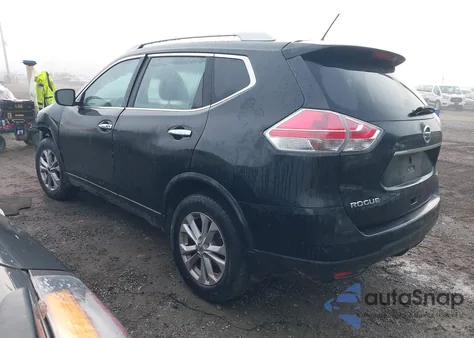 2016 Nissan Rogue Sv z USA, uszkodzony, nr VIN KNMAT2MV2GP596663